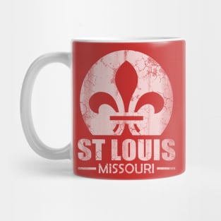 Retro St Louis Flag Missouri State Vintage Fade Mug